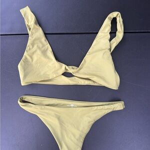 Chic Olive Bikini Set